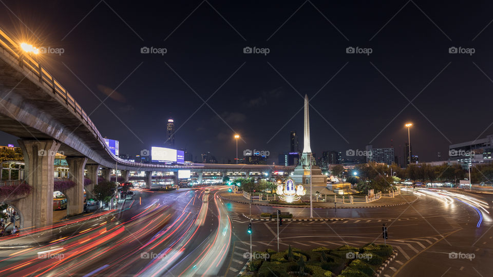 Victory monument in Bangkok Thailand 