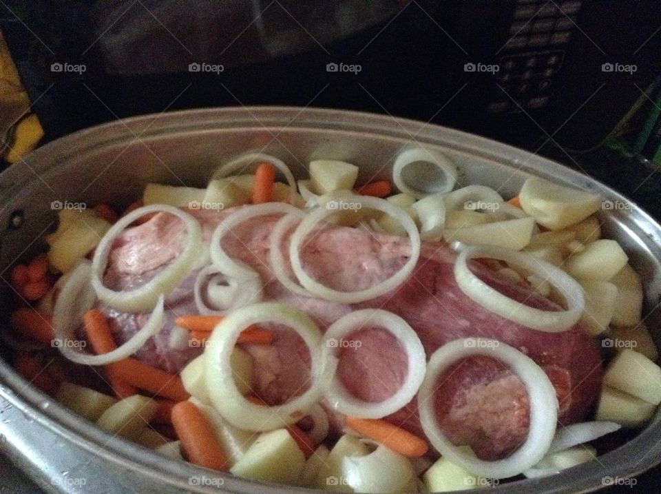 Ready for the oven