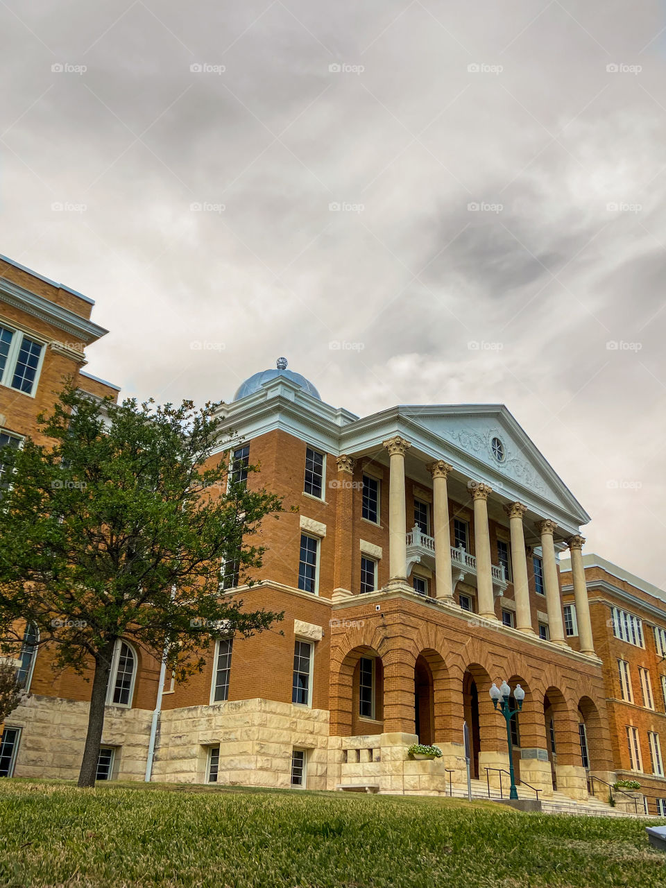 Library before a storm