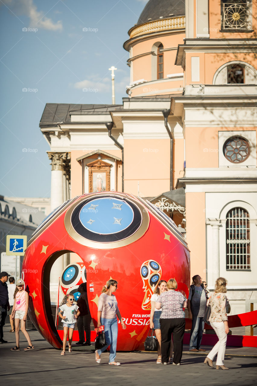 Moscow decoration to the FIFA 2018