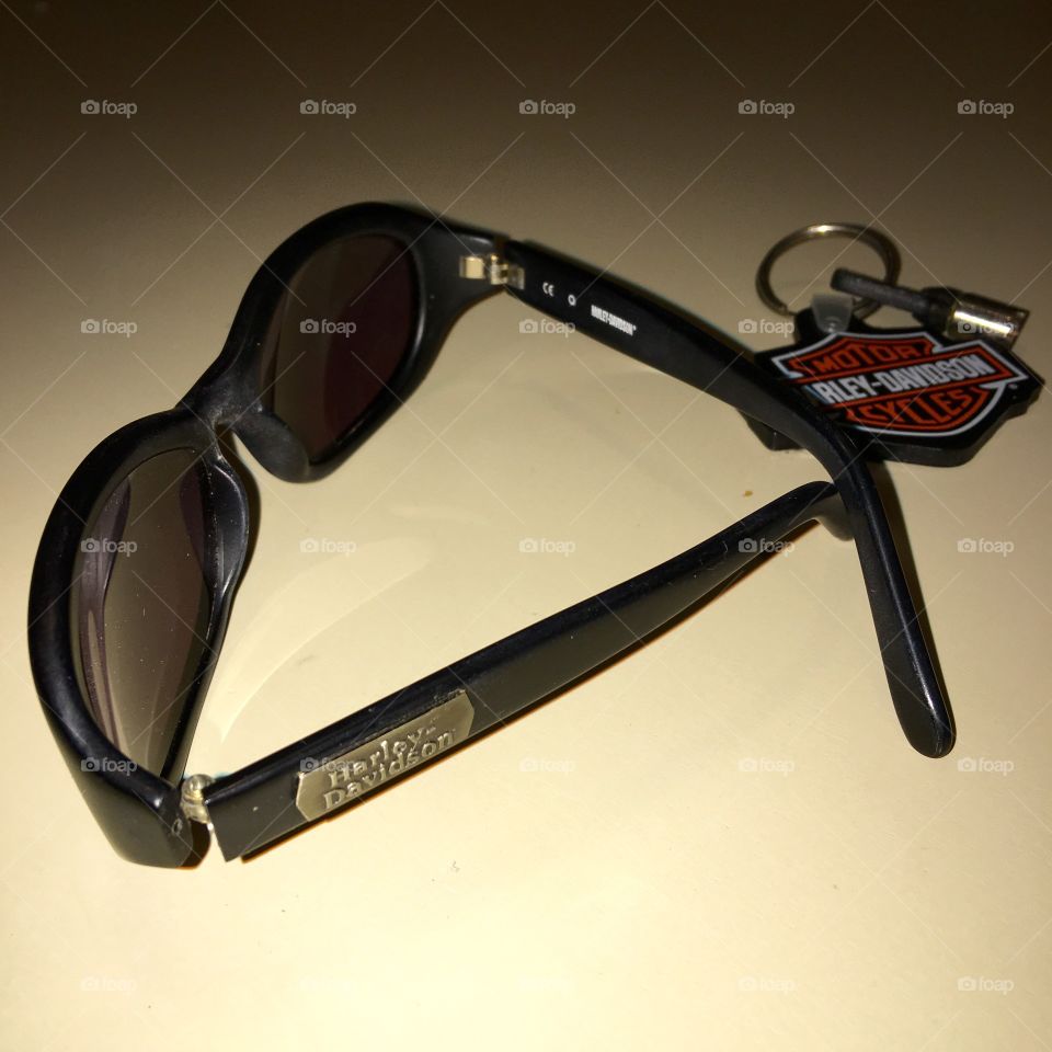 Sunglasses & Our Harley Key, Let's Ride