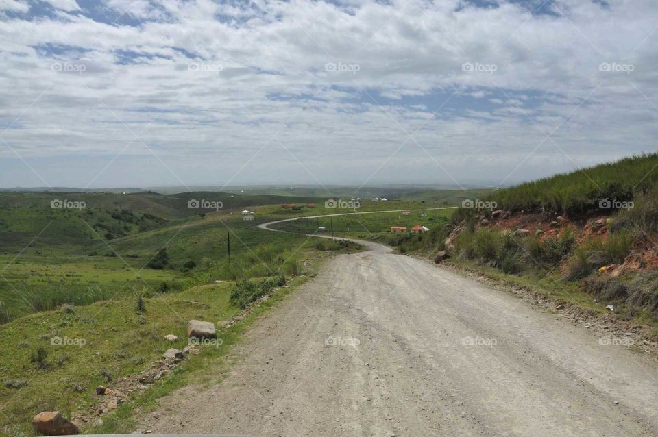 Dirt road in Transkei