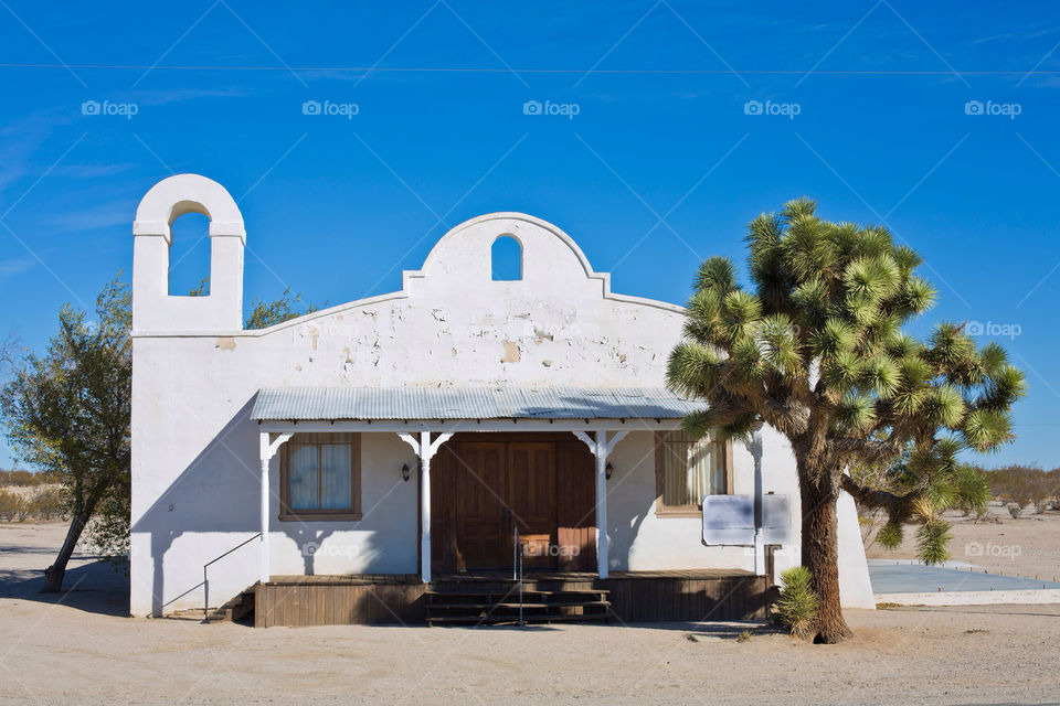 church old desert california by kingrum