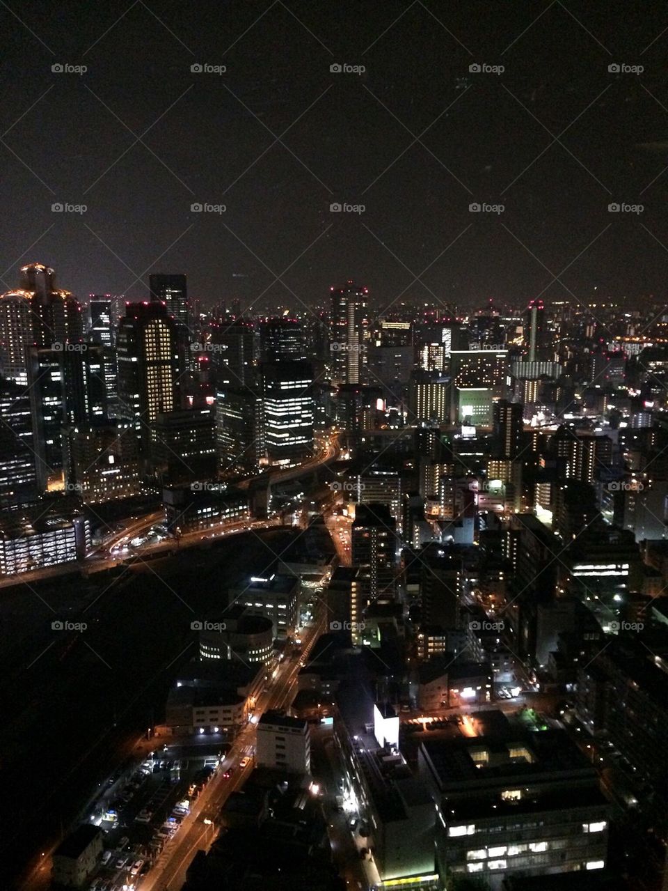 Osaka at night