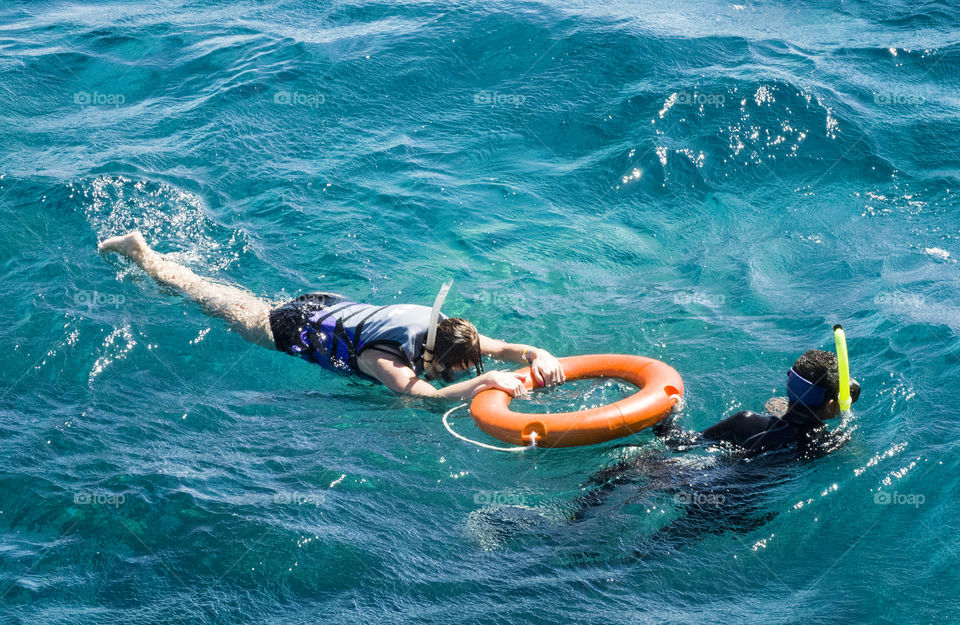 snorking in red sea