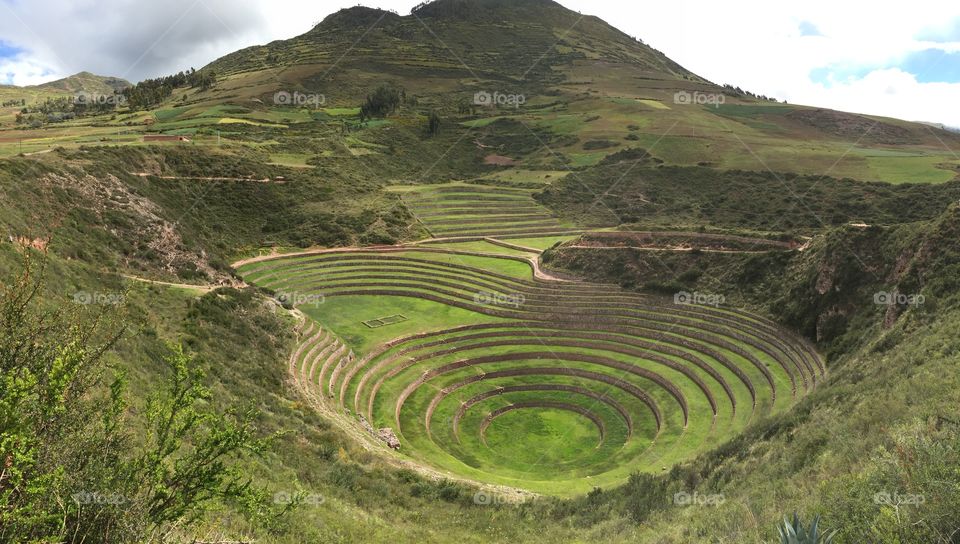 Moray, is an archeologic site near Cusco,Peru. It’s one of the most beutiful landscape in Peru. I’d recommend to visit it! 