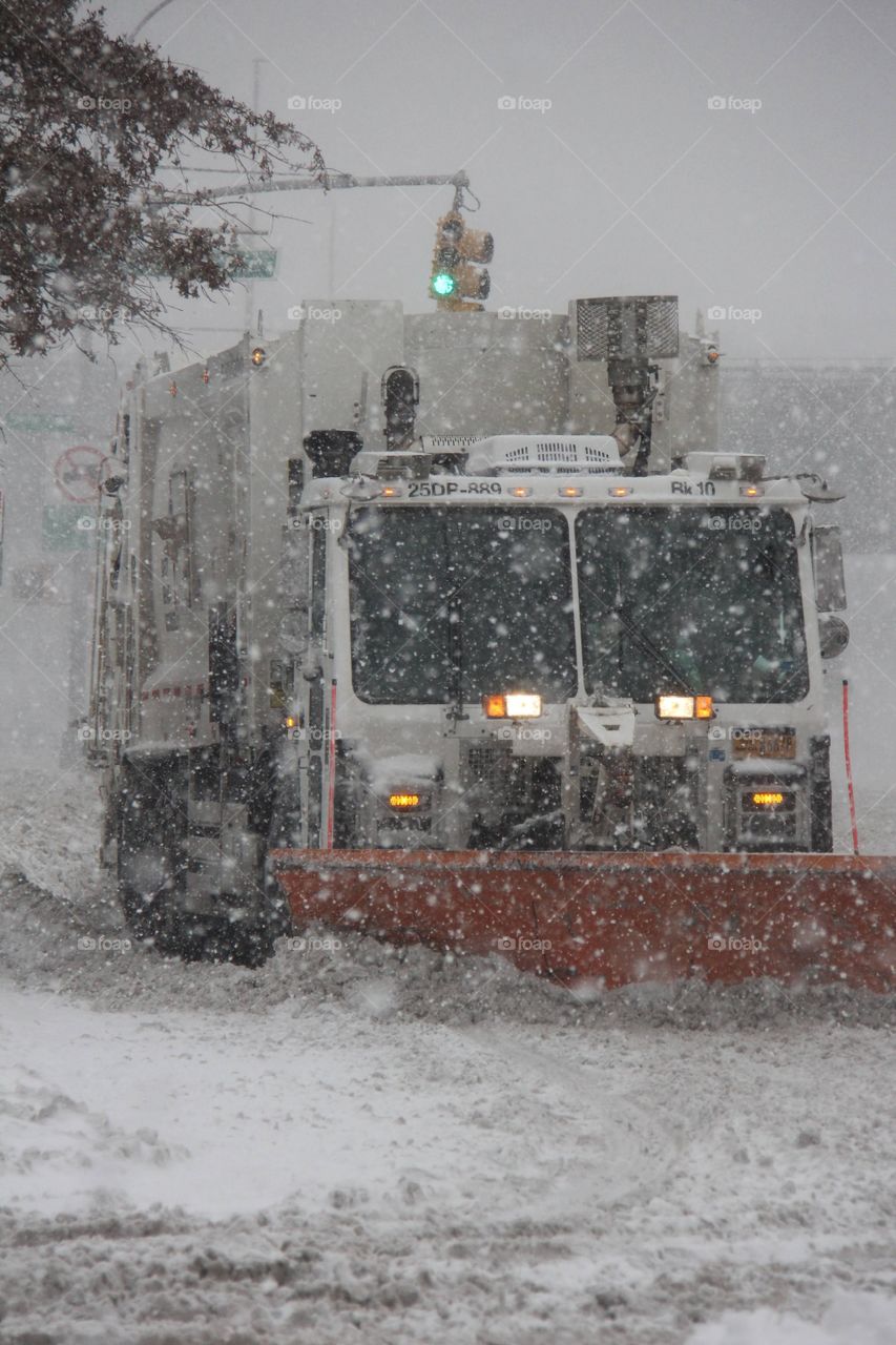 Winter snow storm 