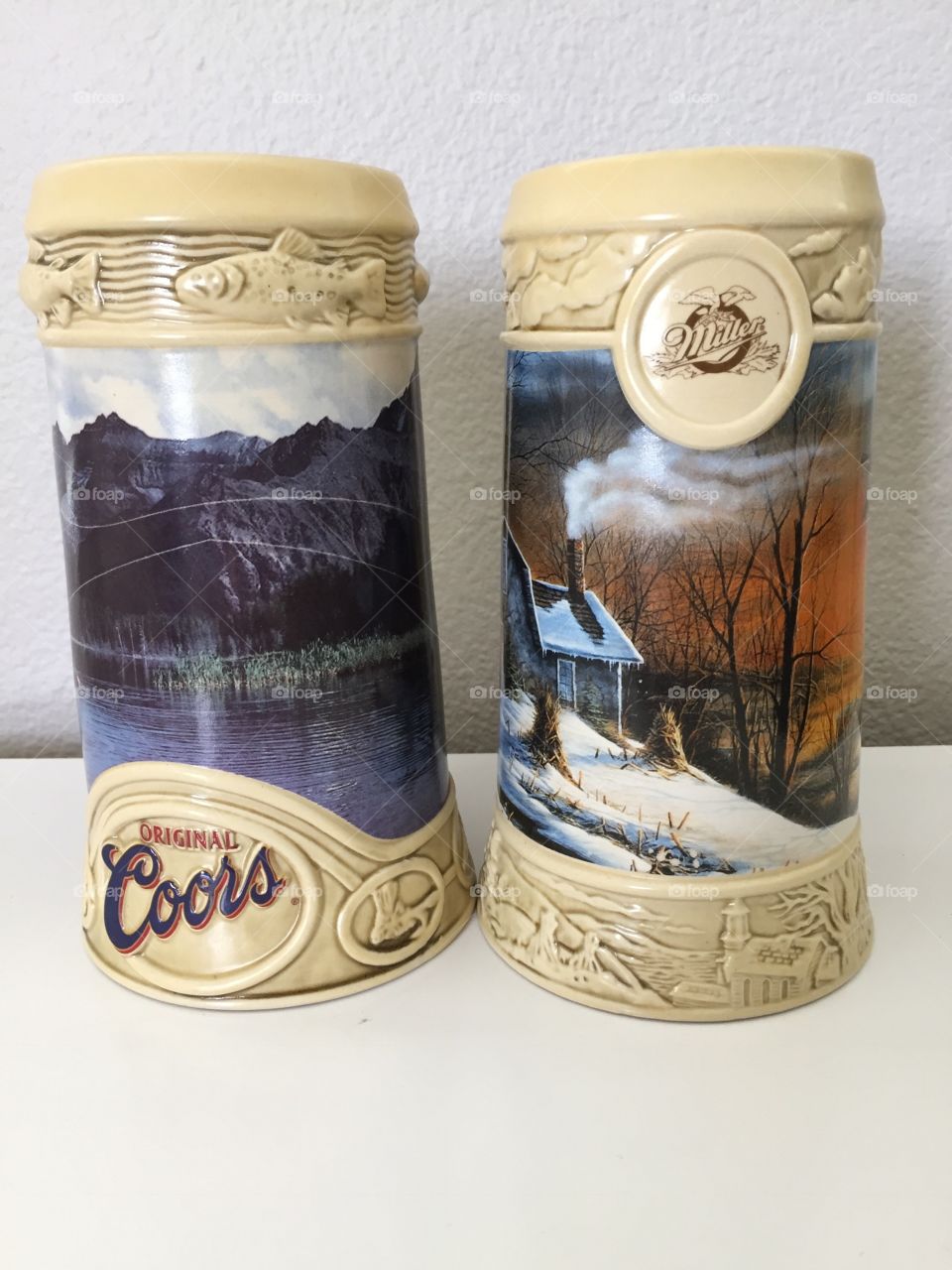 Vintage beer mugs 