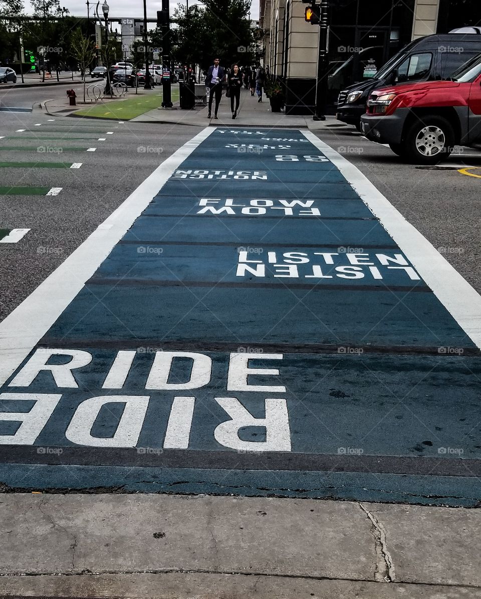 Chicago crosswalk