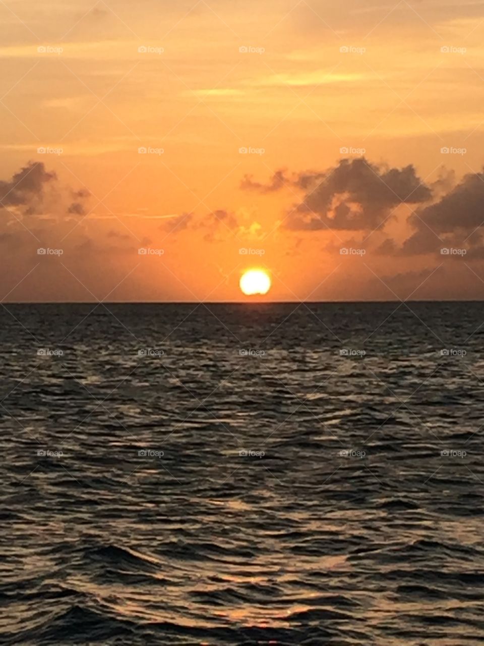 Sunset in the Caribbean 