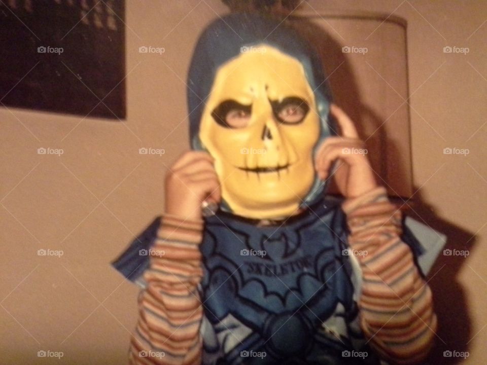 The Mask. nephew at Halloween