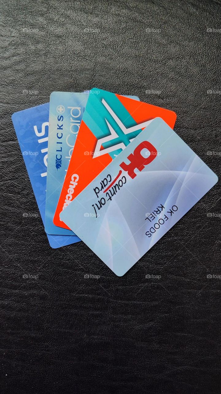 Saving cards for shops