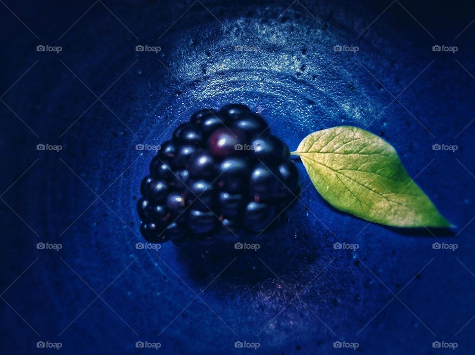 Blackberry in Blue