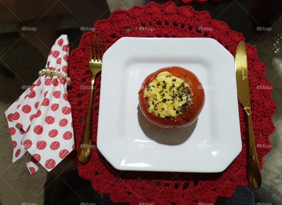 Stuffed tomato