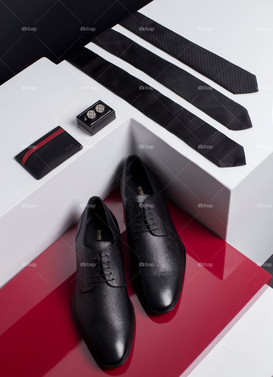 HUGO BOSS shoes sleeve buttons Wallet Craft