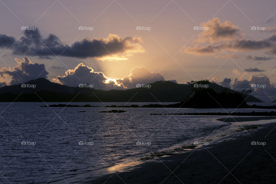 Nacula Island Fiji Sunset