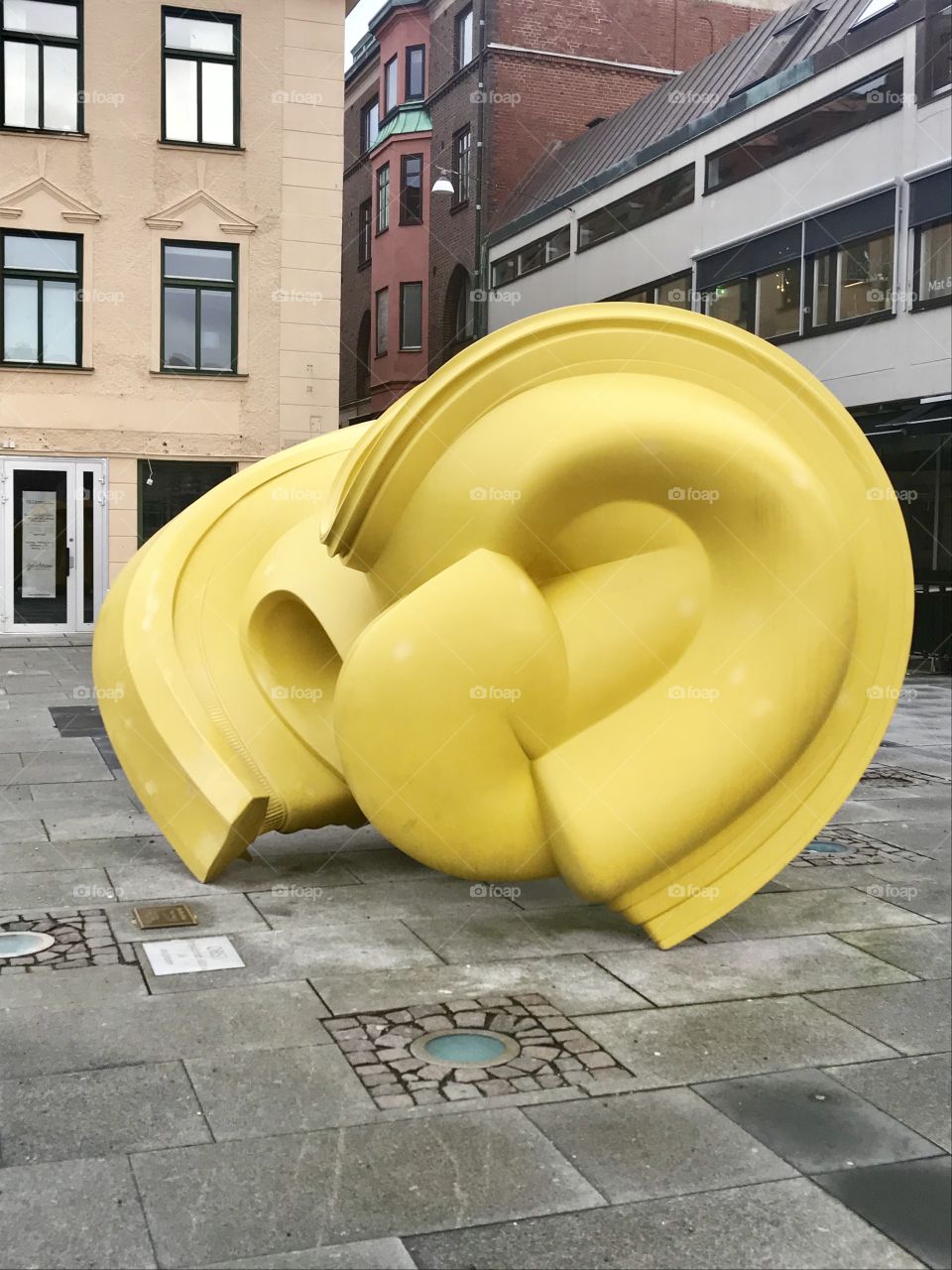 Borås sweden, december, city art, sculpture
