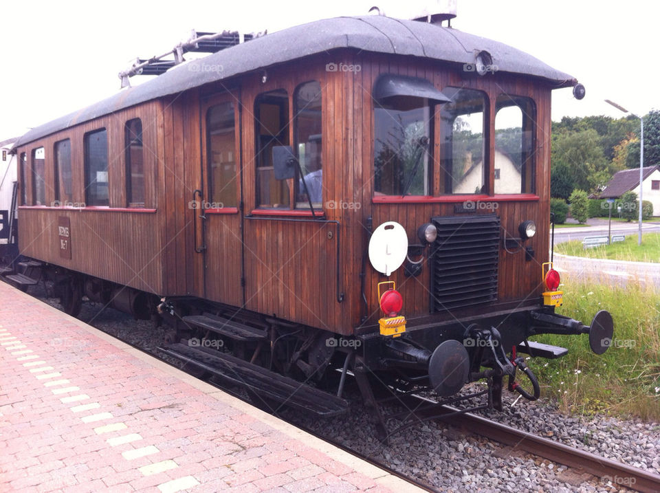 train brown old denmark by sarama