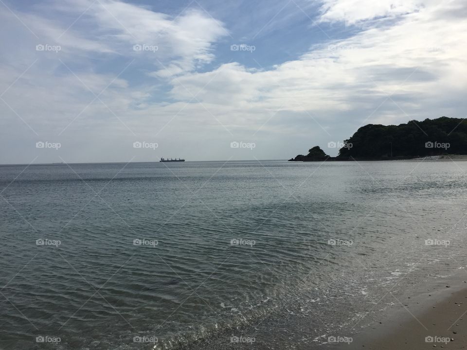 Japanese coastline
