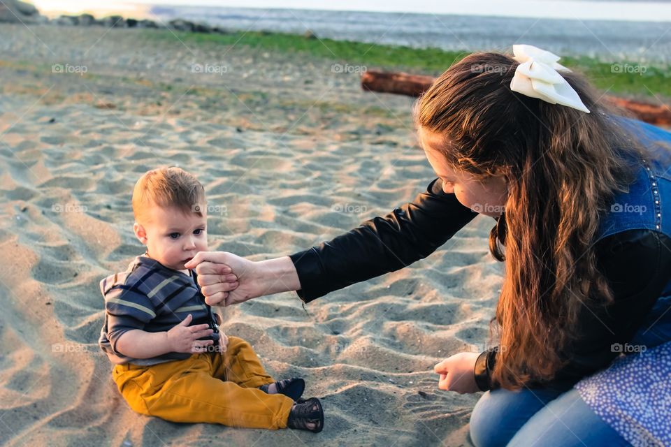 Cousin beach time 