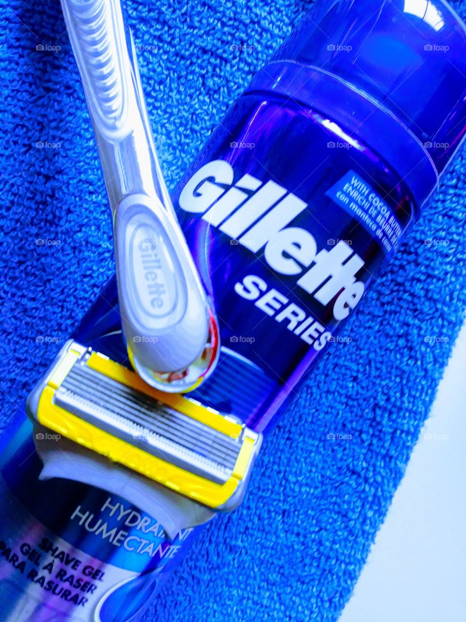 Gillette shaving routine