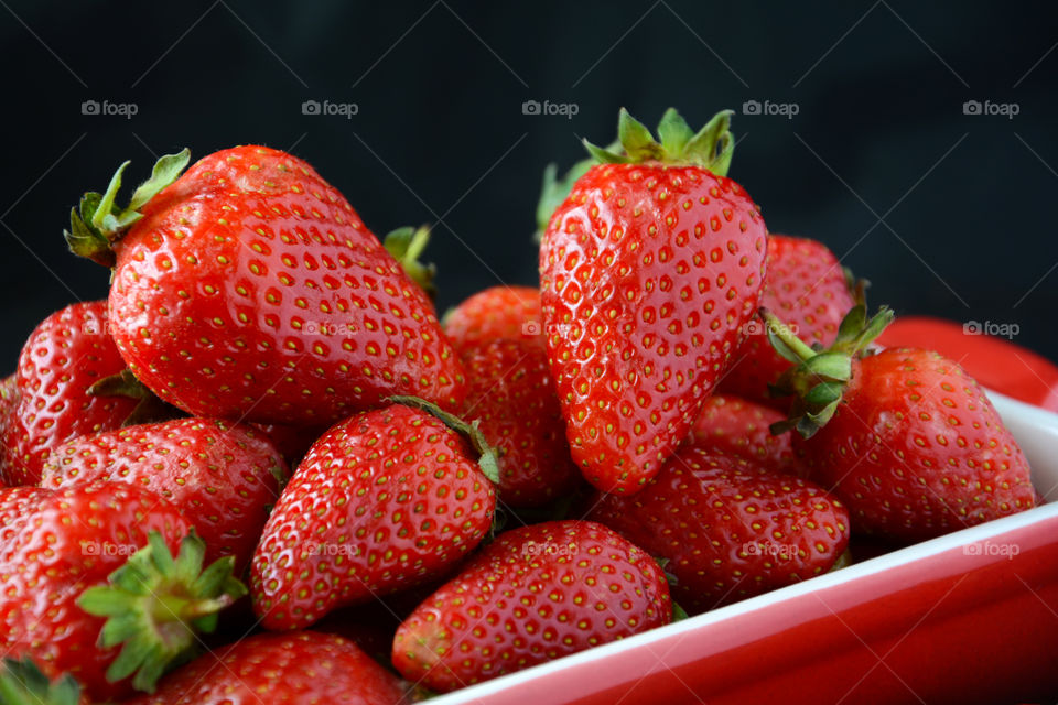 Fresh strawberries