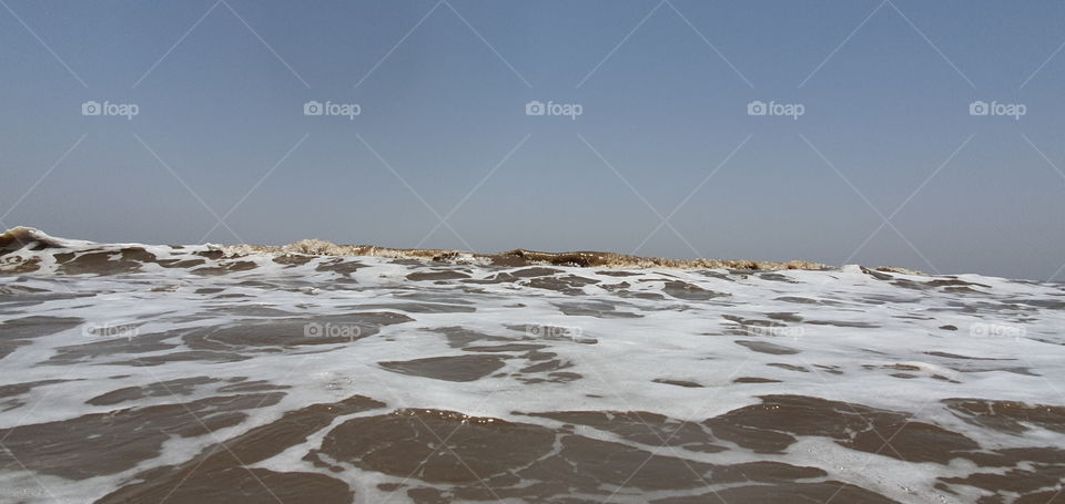 jampore beach, daman, gujarat, india