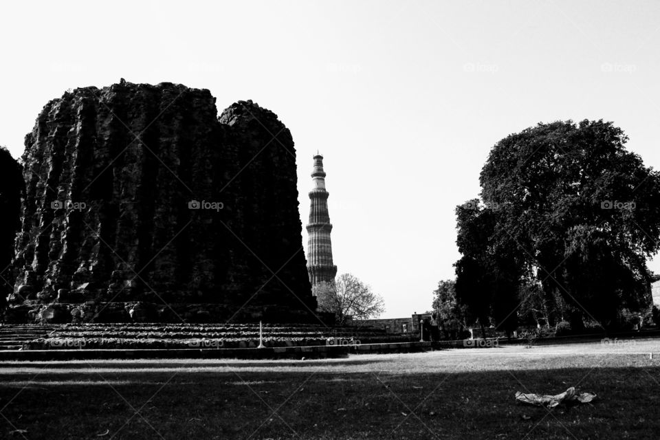 Qutab Minar in Delhi.