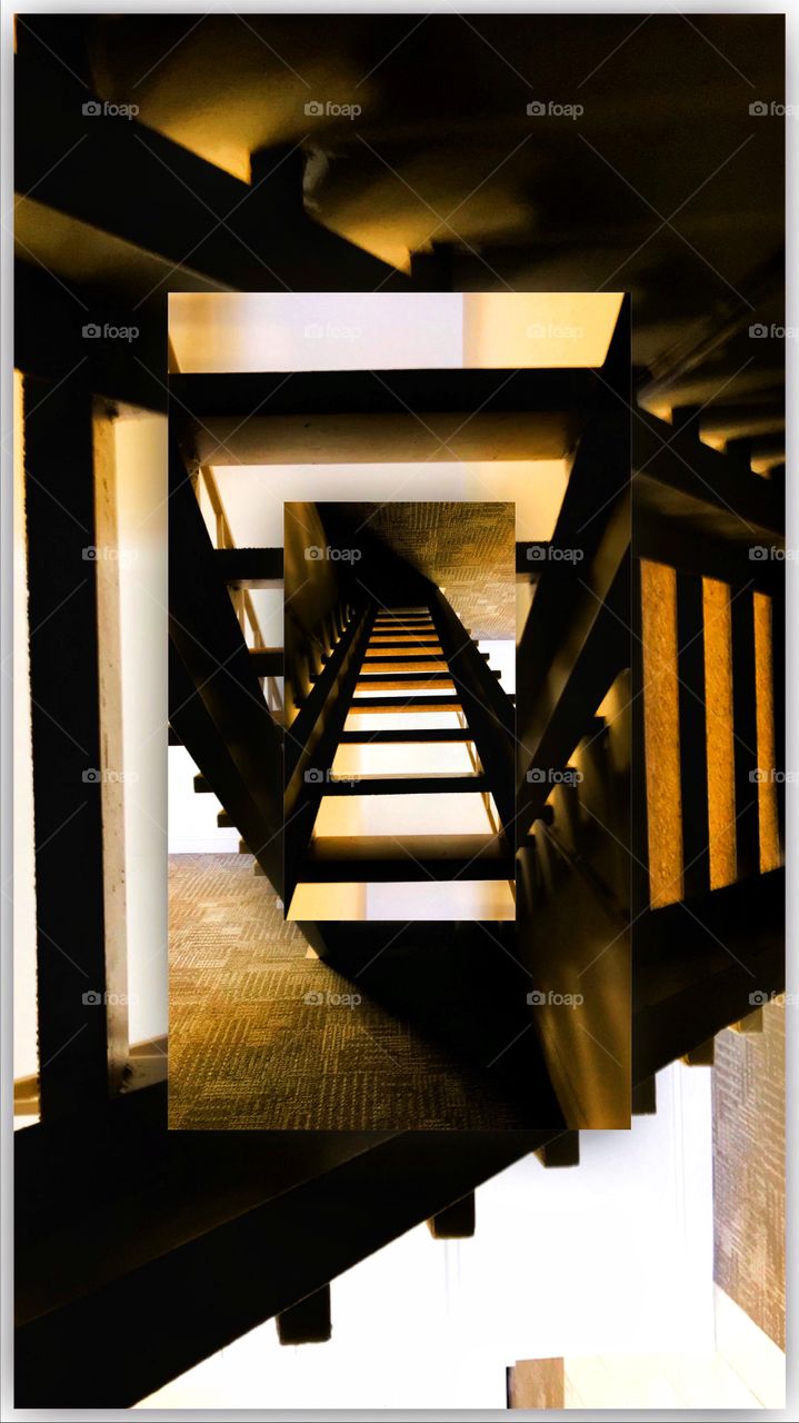 Nightmarish mirror images of steps