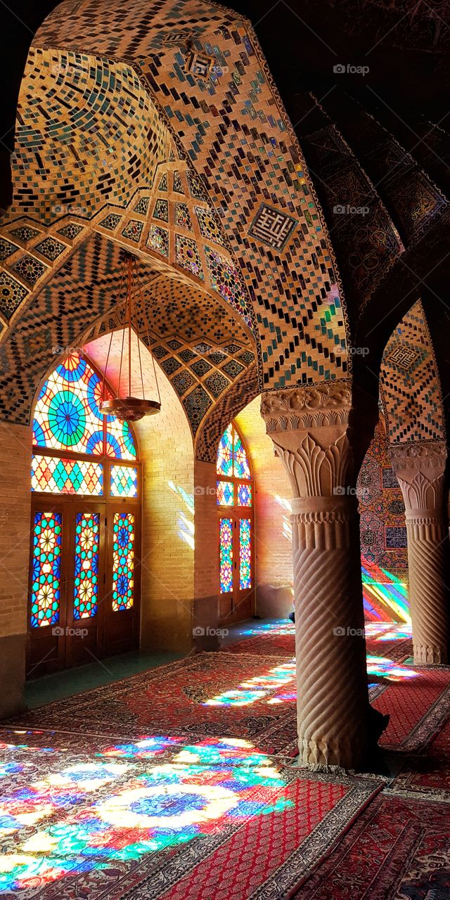 nasir ol molk mosque in Shiraz.