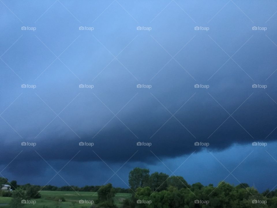 Weather That Produces Tornadoes 
This storm produced two tornadoes five miles from where this photo was taken. 