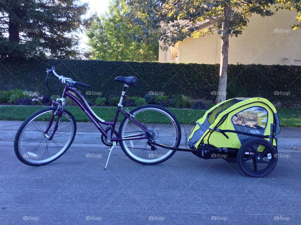 Biking with the kids 