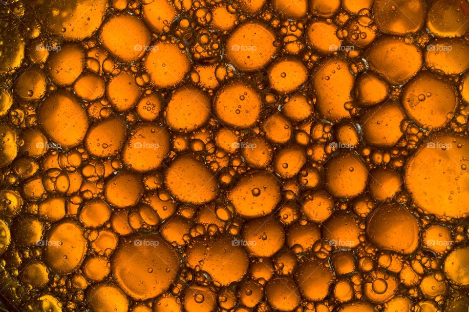 oil bubbles abstract background