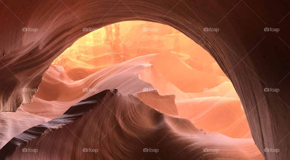 The shapes of Antelope Canyon 