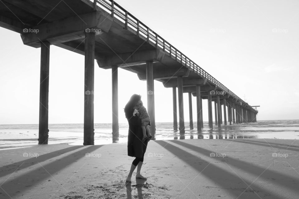 Holding her tight at the most beautiful spot in La Jolla
