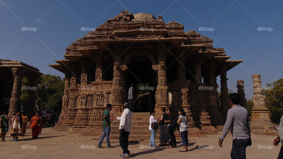 Sun temple secondary temple structure