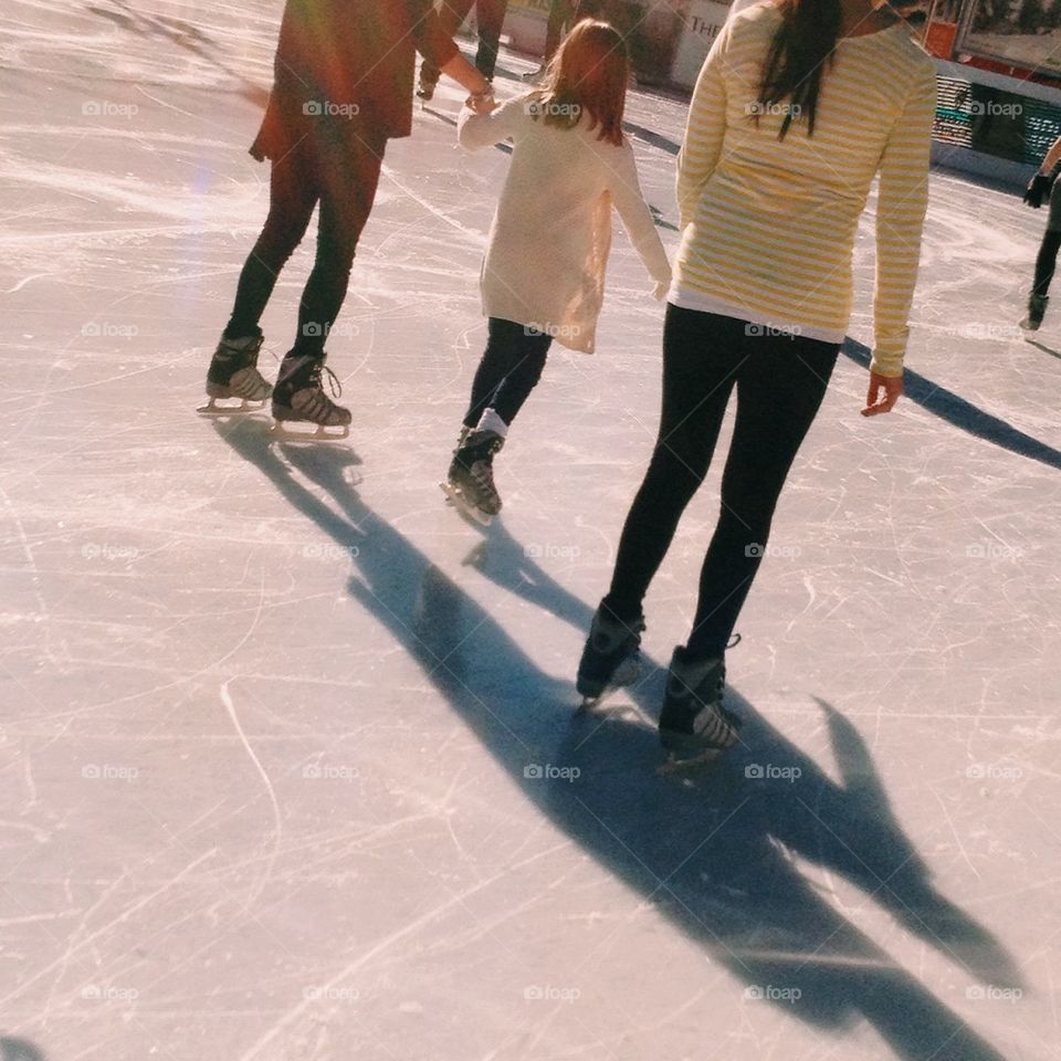 Ice skating 