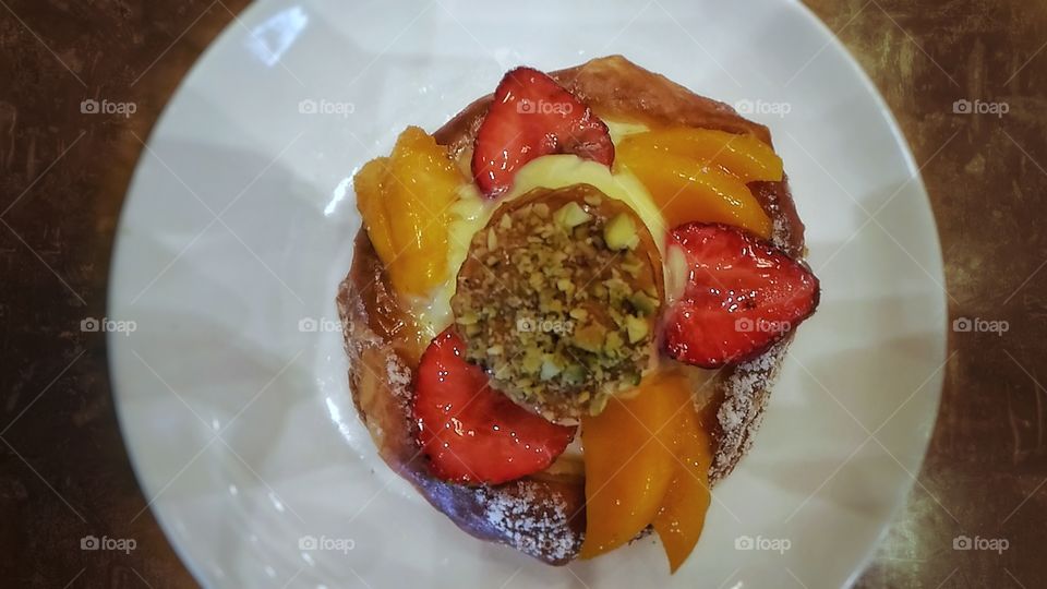 mixed fruit tart