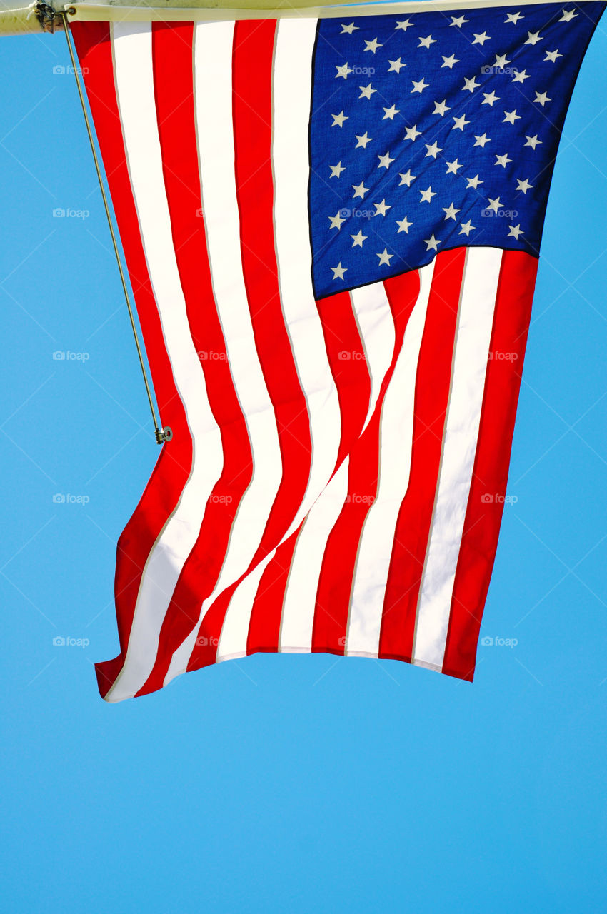 Flag of United States of America.