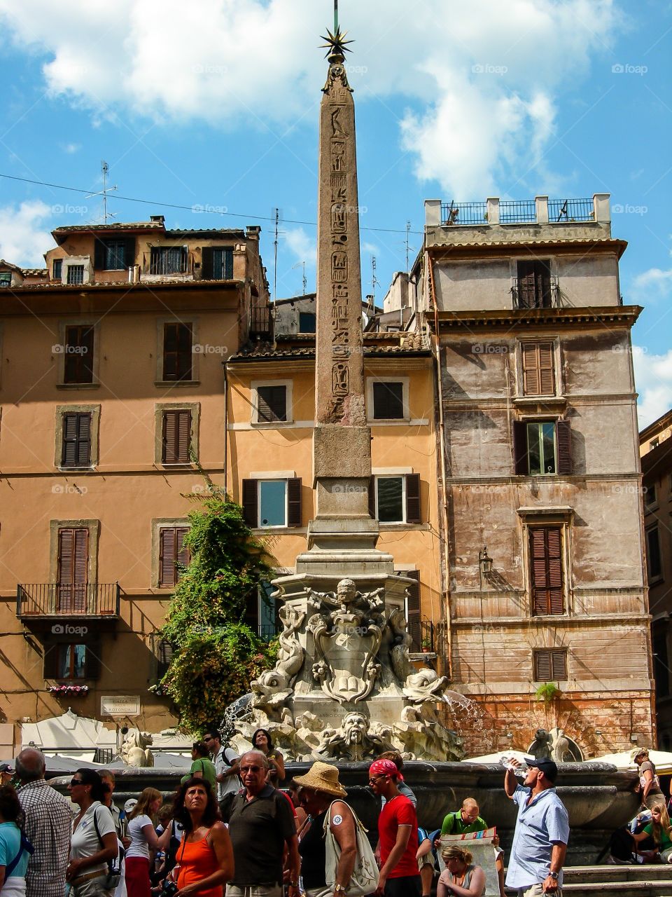 Obelisco macuteo, roma, italy