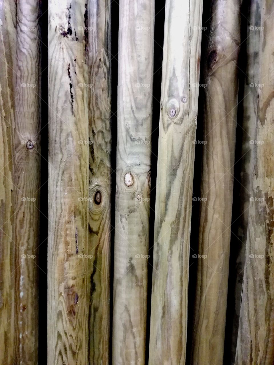 The wooden sticks