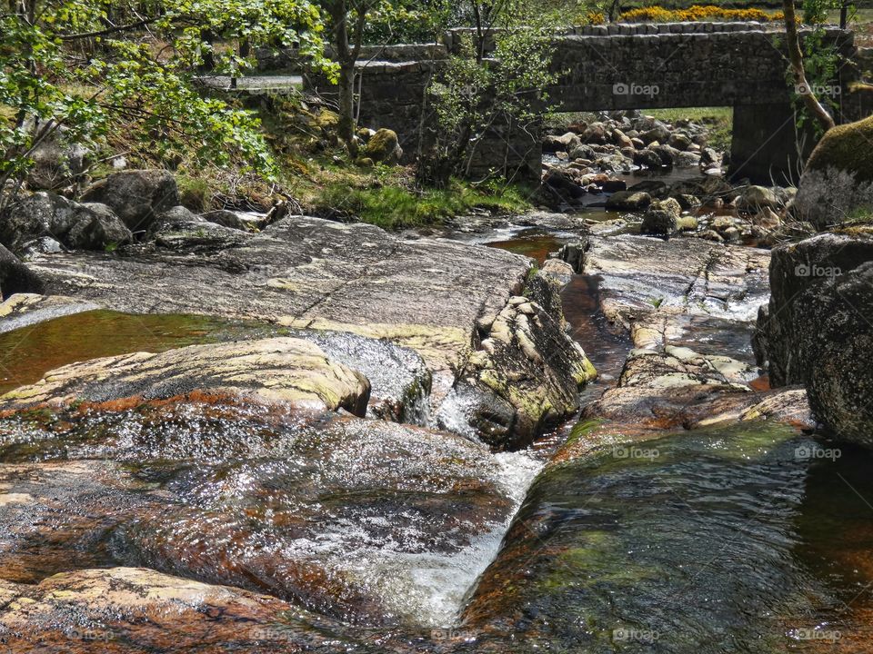 Old bridge in the highlands of Scotland