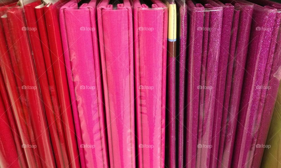 Pink photo album