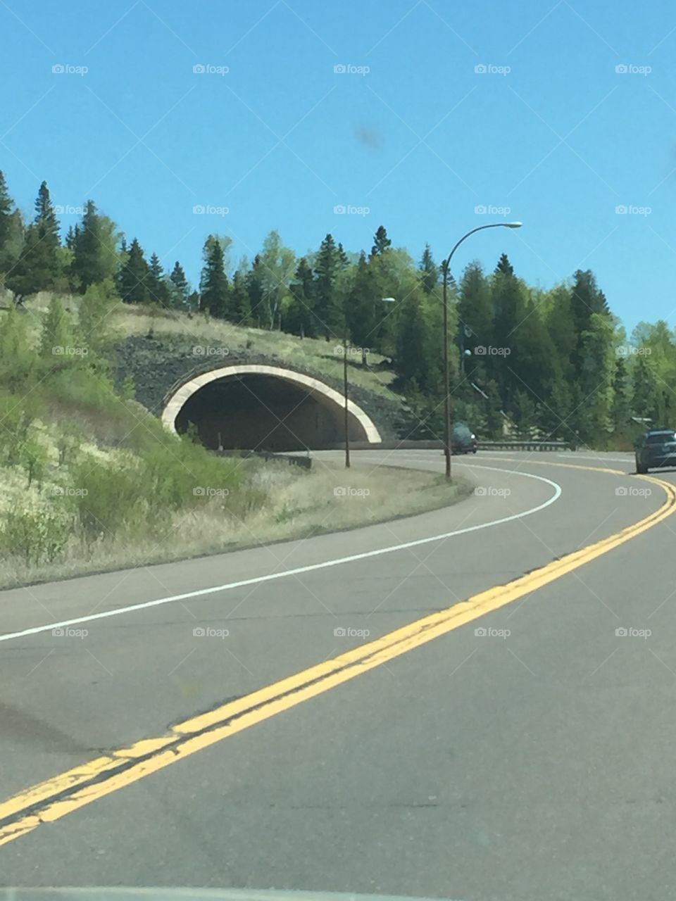 Hillside tunnel