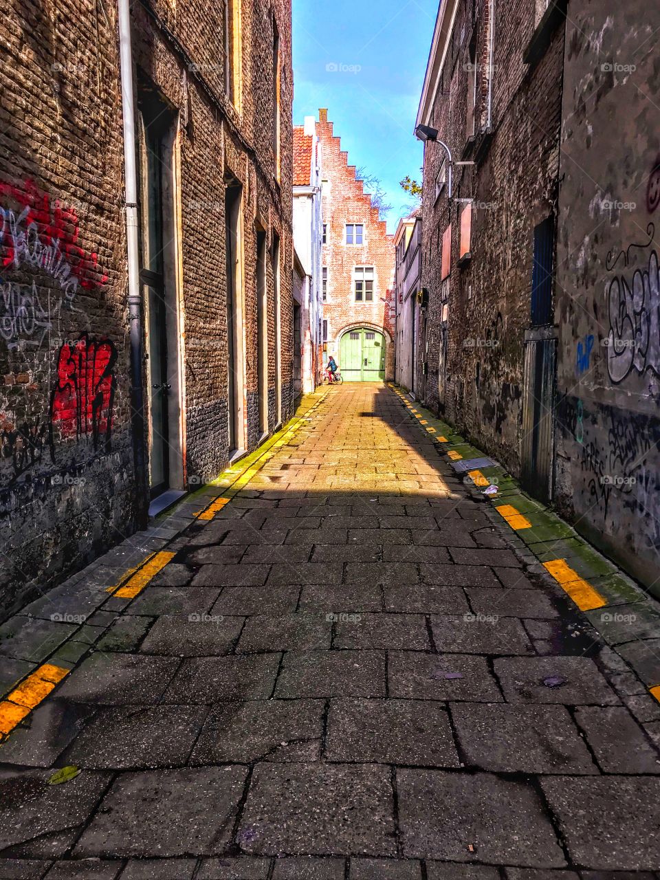 One of many alleyways - Ghent, Belgium 