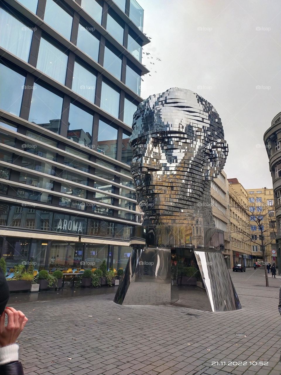 Prague statue Franz Kafka