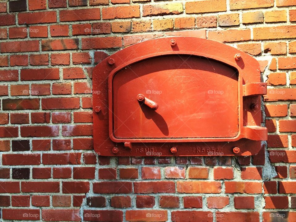 Red Oven Door