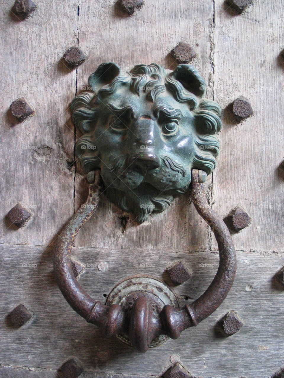 Scotland Castle Door Knocker. Taken December 2006.