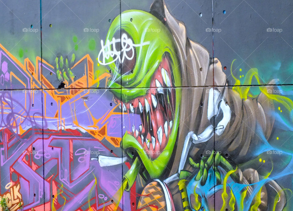 monster graffiti