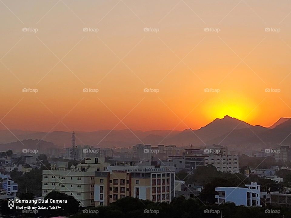 sunset  🌇  udaipur